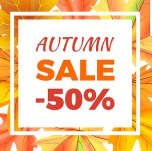 SALE!! SALE!! EVERYTHING 50% OFF